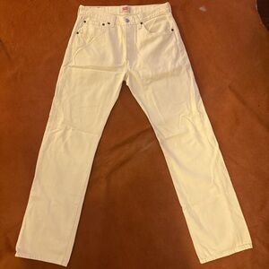 Levi's 501 White Jeans